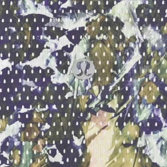 Lululemon Wunder Under Crop II *Full-On Luxtreme (Roll Down) Floral Size 4 - Picture 11 of 15